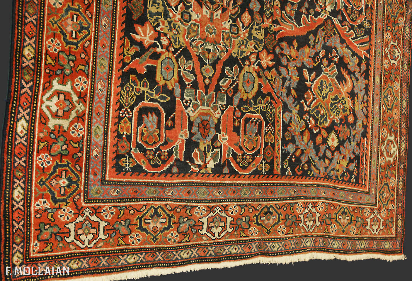 Antique Persian Mahal Gallery Size Carpet n°:92129342